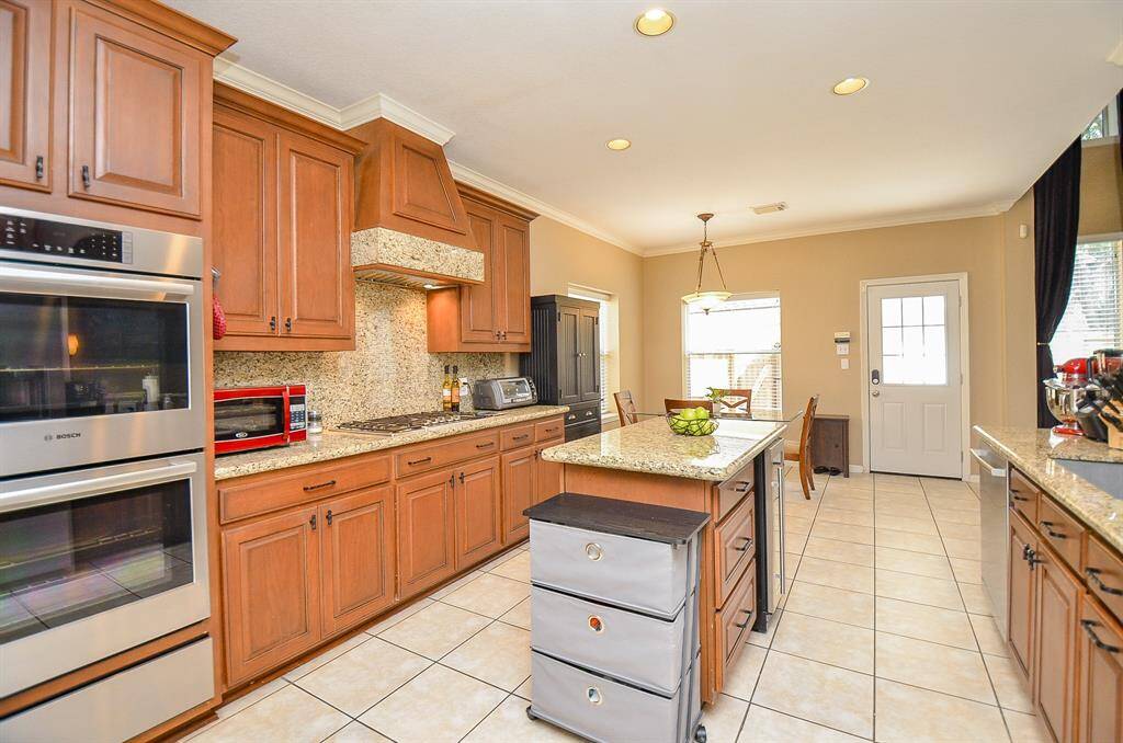 An abundance of Cabinet space plus Double Ovens!