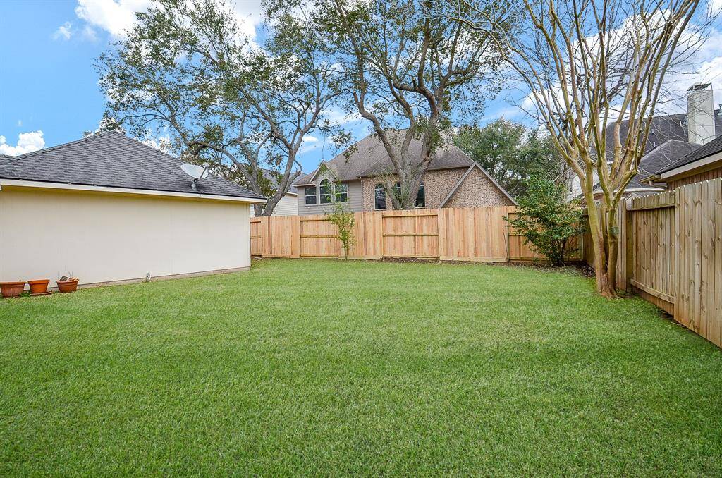 This is definitely a pool sized backyard - so spacious!