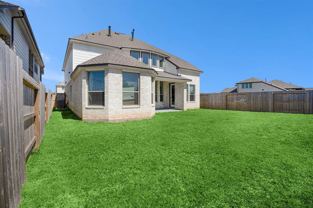Large backyard big enough to build a pool.