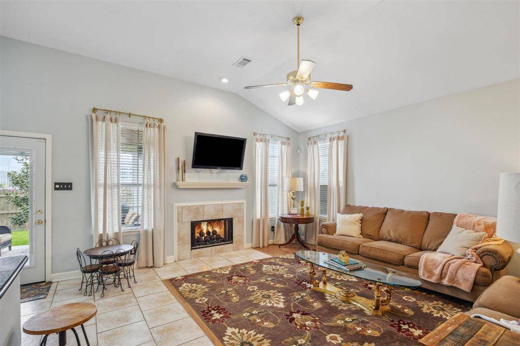 Open living area. Natural light boasts throughout the home!