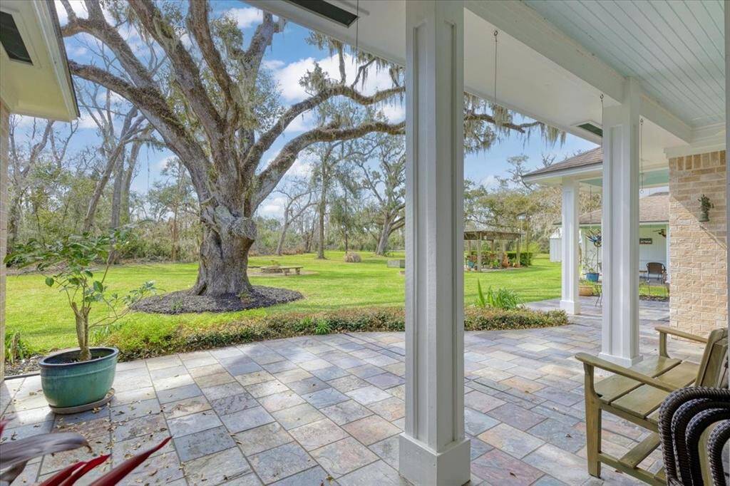 Patio off of back door