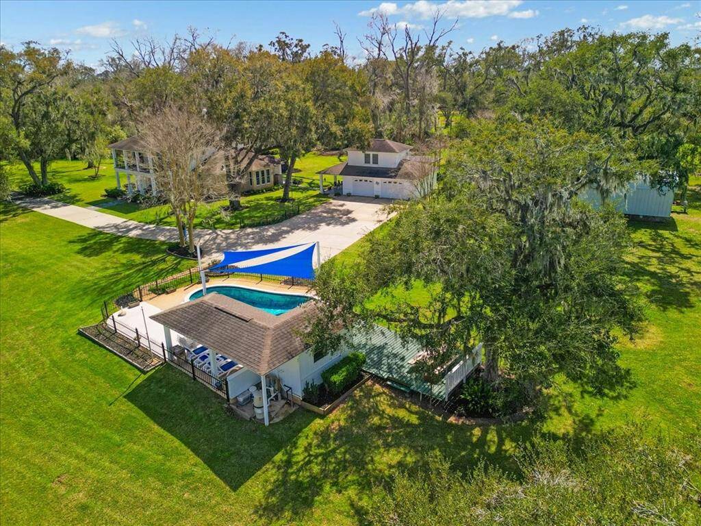 Aerial View of all structures on property