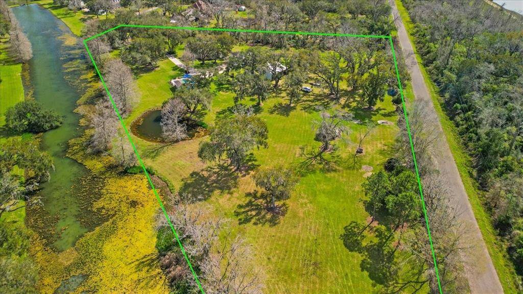Aerial view of majority of the property.