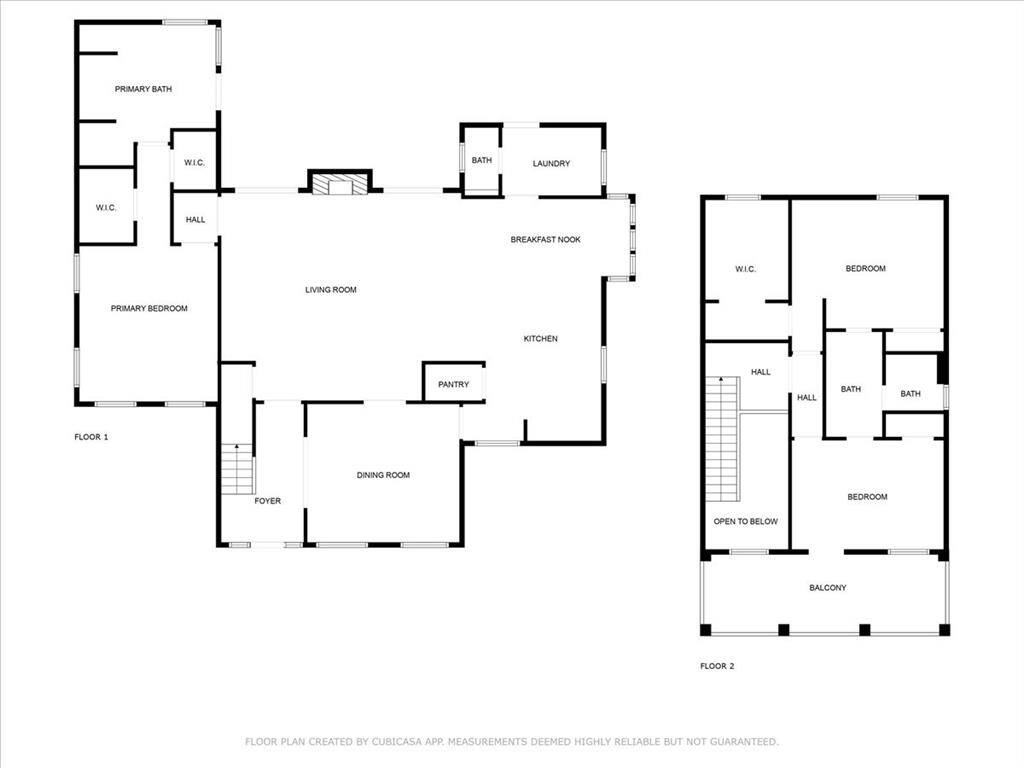 Floor Plan, both floors