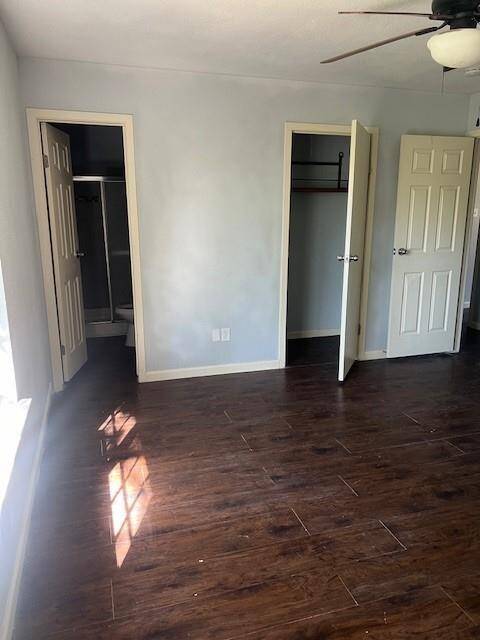 Master bedroom closet and half bath