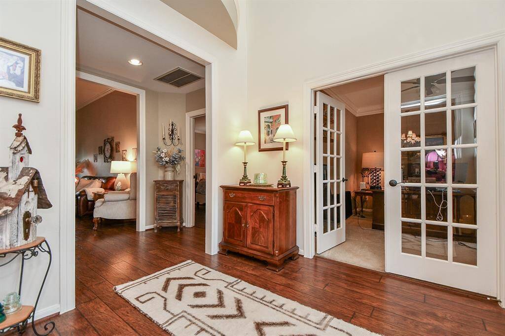 French doors leading to your private office