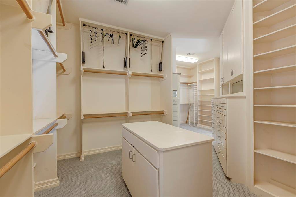 Incredible primary closet approximately 500 square feet.