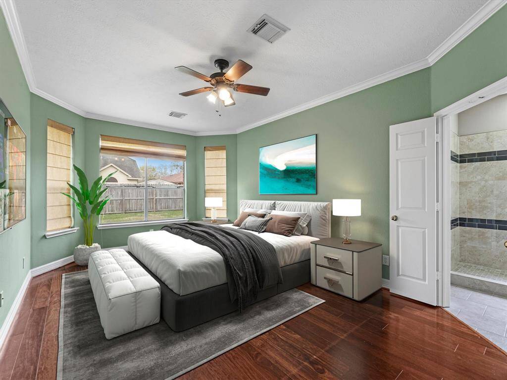 Primary bedroom located on the first floor