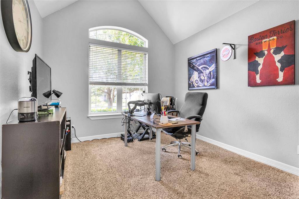 Great secondary bedroom & ensuite bathroom with view to the front yard. Makes a great study!