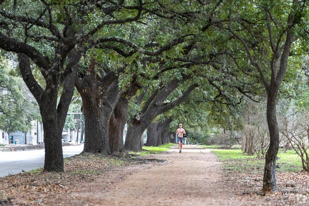 West University offers extensive trails beckoning for running and biking adventures.
