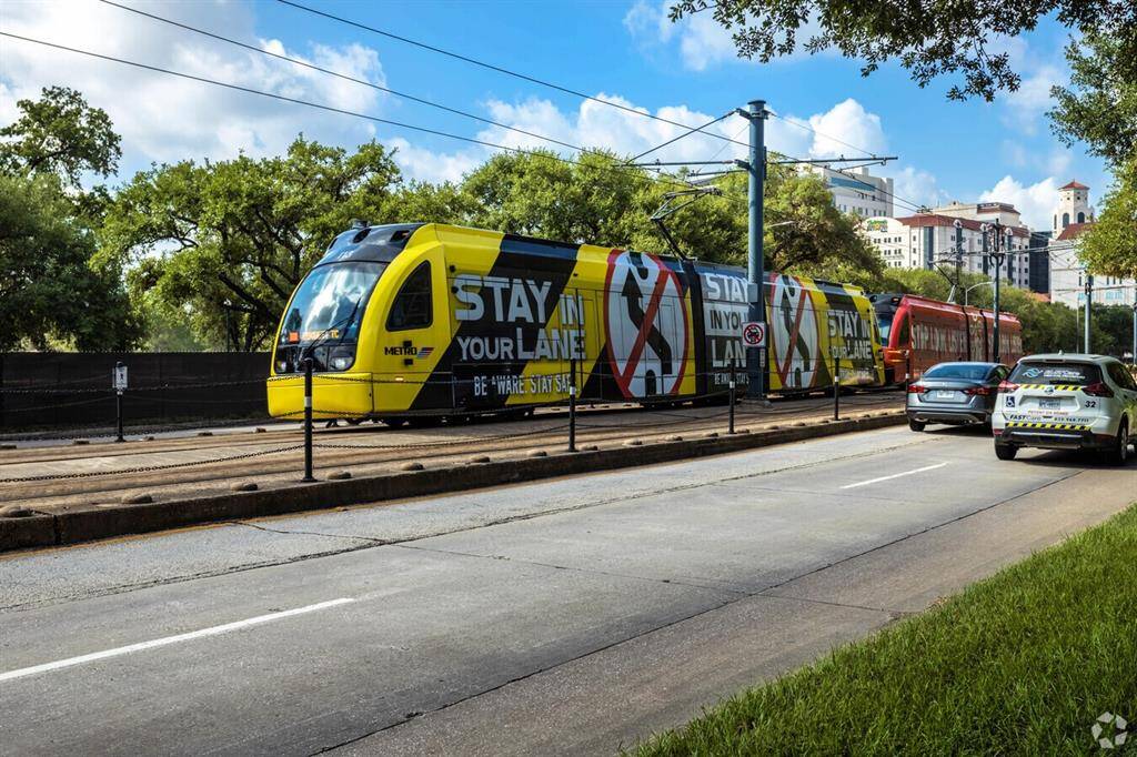 The Metro is a convenient way to get around West University.