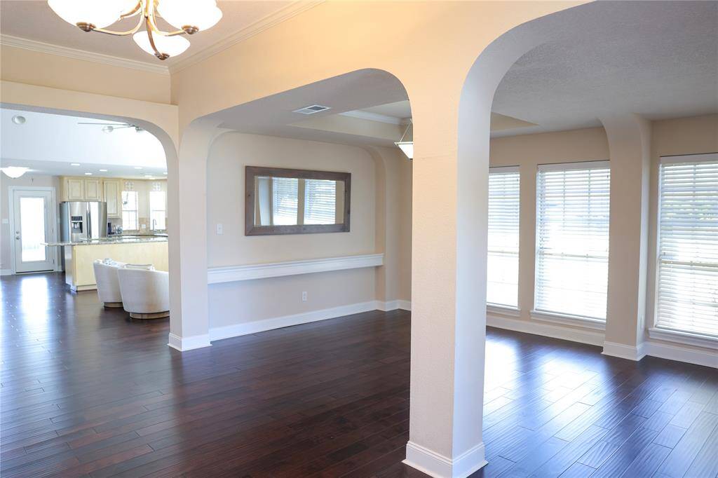 A view of the dining area