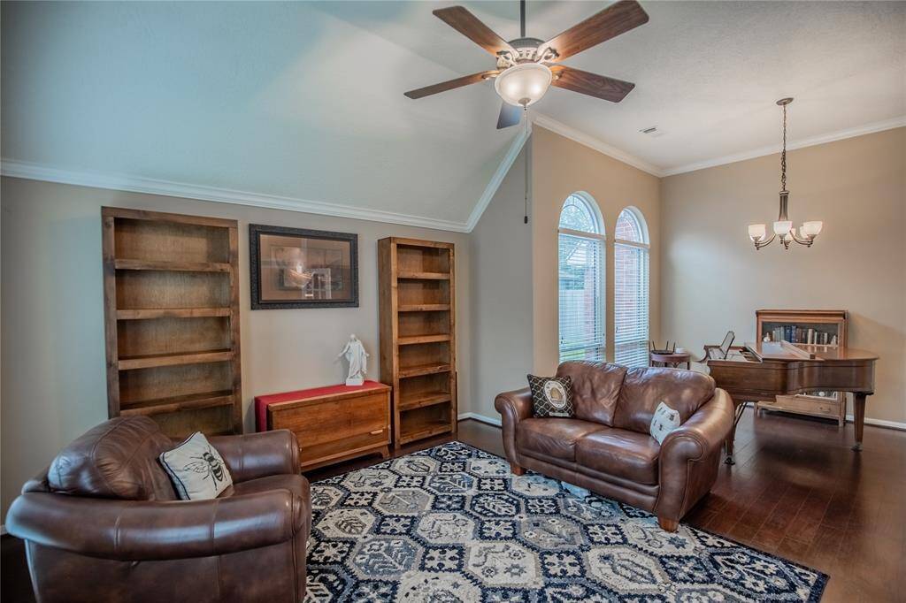 This wonderful space can be used for a private study, living area, formal dining, music room, etc!