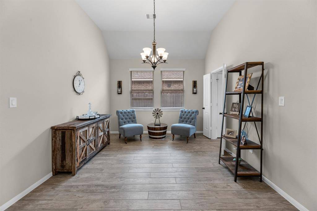 Formal dining room located just off the kitchen
