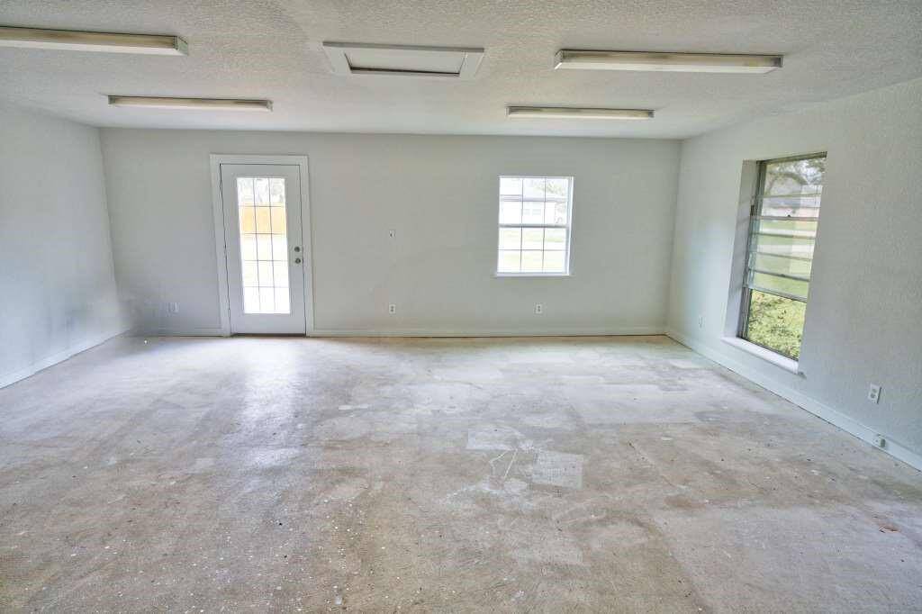 Inside the converted Garage - Freshly Painted.