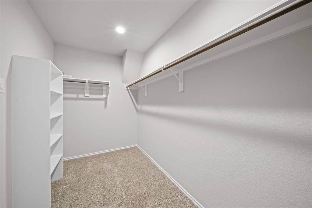 Spacious closet in the primary!