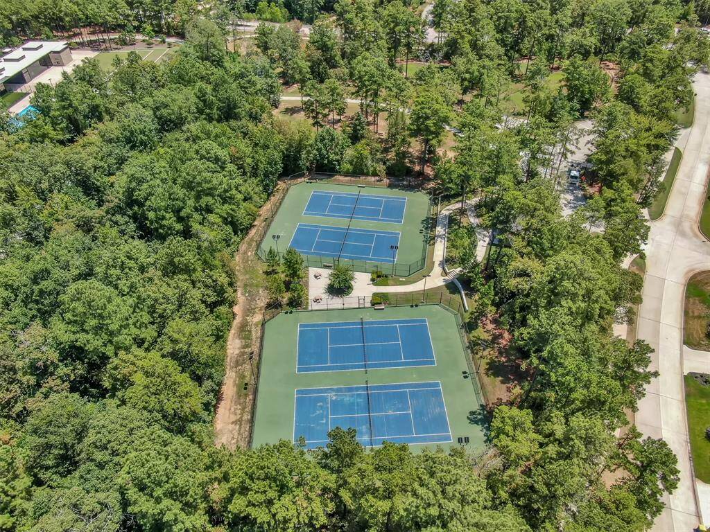 The tennis courts will keep you active all year round!
