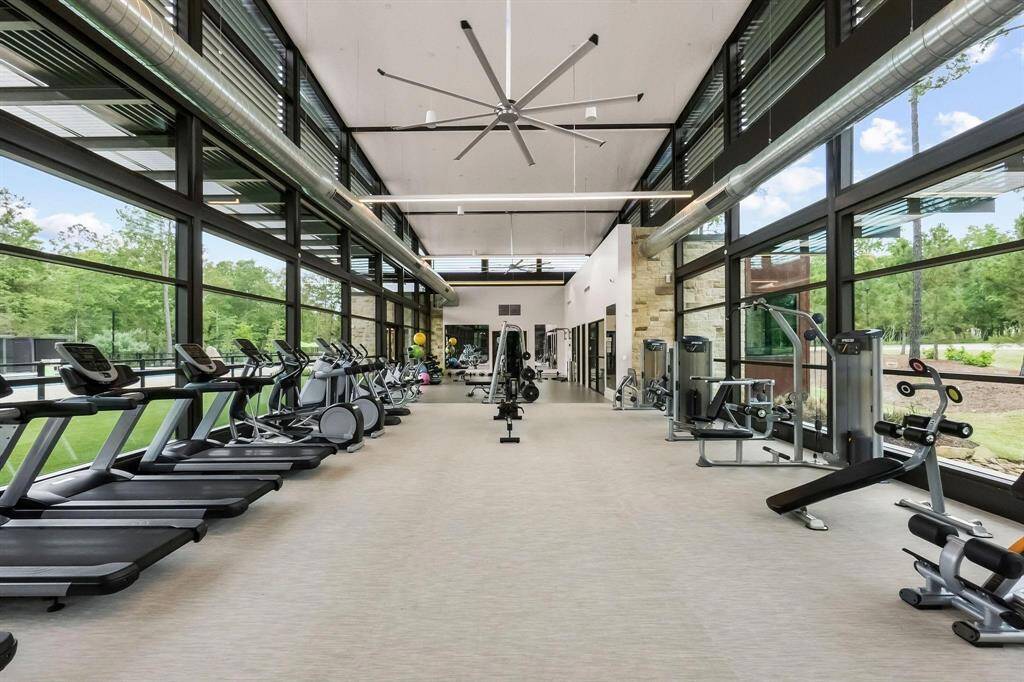 The community fitness center.