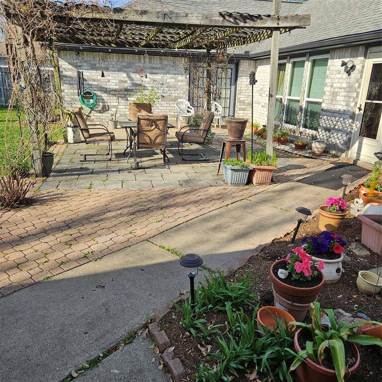 Backyard patio