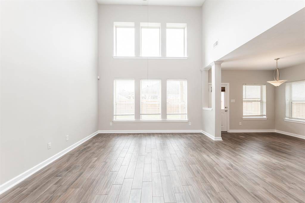 Bright and open concept living space.