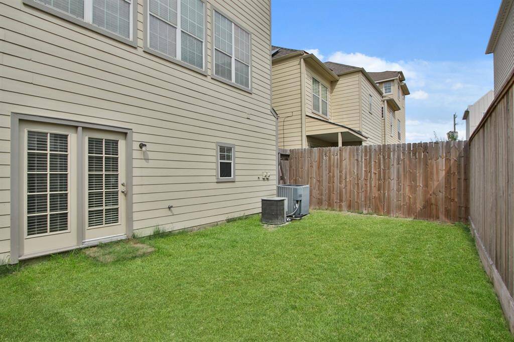 Step out to your nice sized fully fenced private backyard.