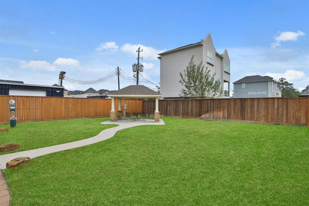 Nice, fenced community park area with special dog area.