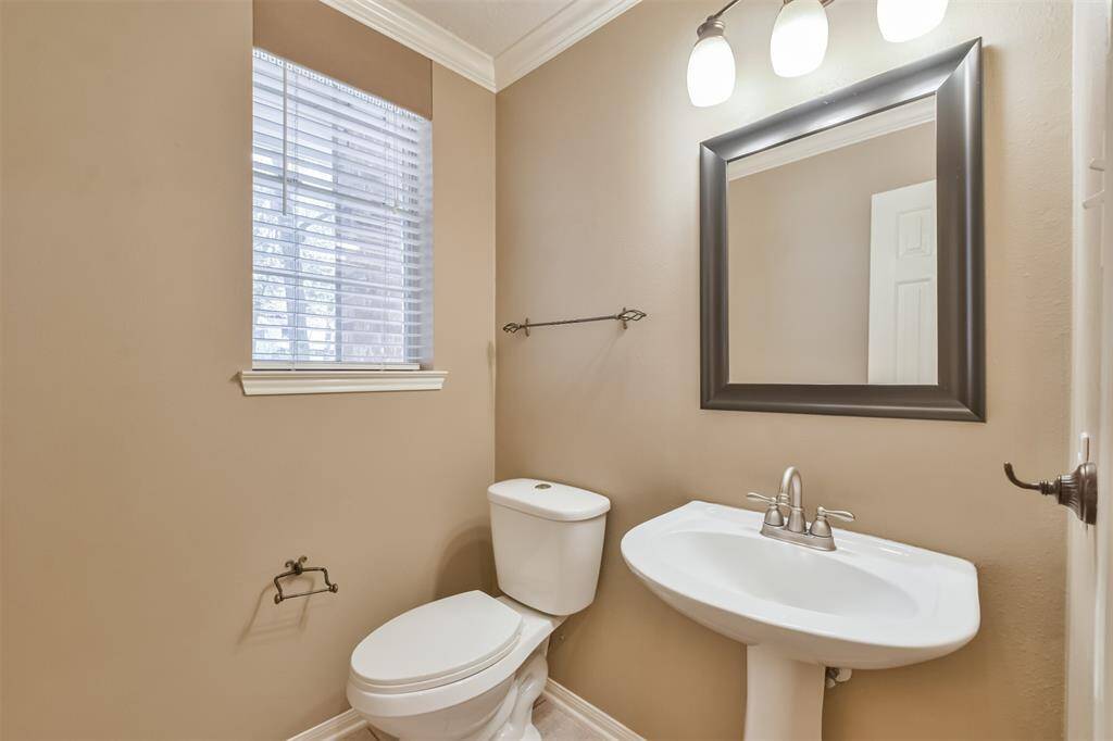 The downstairs powder bath.