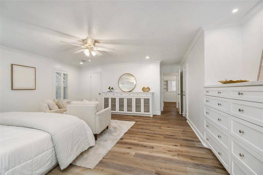You will love these built-ins for extra storage and FOUR closets! Storage space is not lacking in this home.