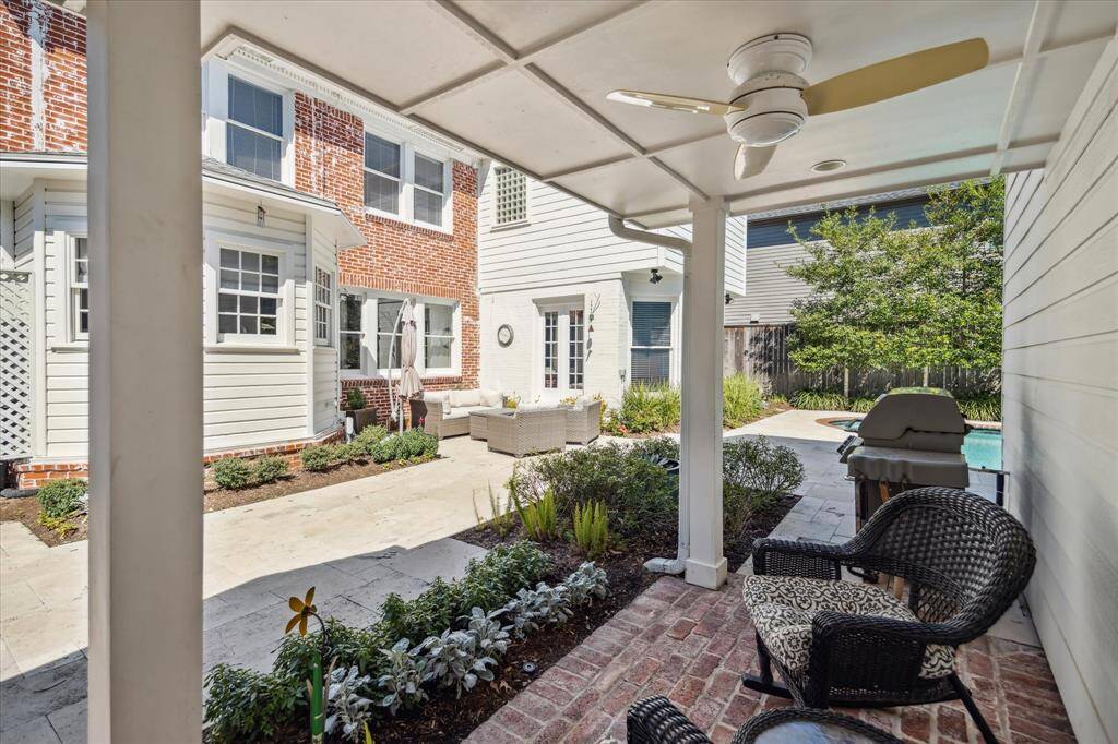 A great backyard for entertaining and relaxing.