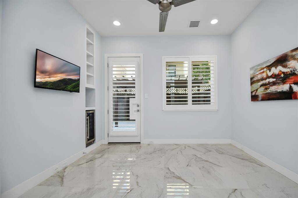 Second Bedroom with exit door to Patio
