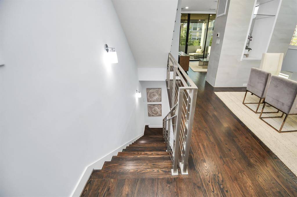 steel railing stairs