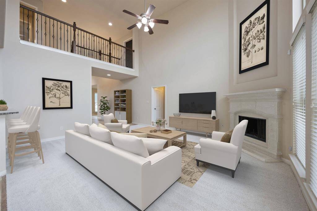 Living room- Virtually staged