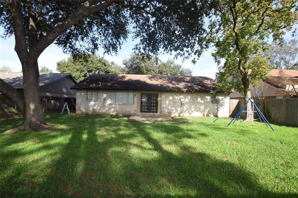 Back view of house.