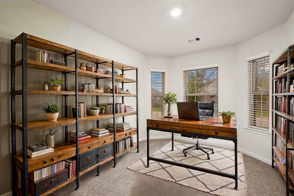 3rd bedroom in the front of the home could work great as a light filled office space. Carpet replaced in 2025. *virtually staged to show an example room configuration*