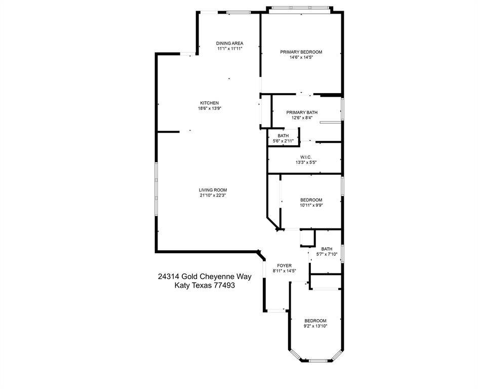 Floor plan for Gold Cheyenne. Full size pdf available - inquire with listing agent.