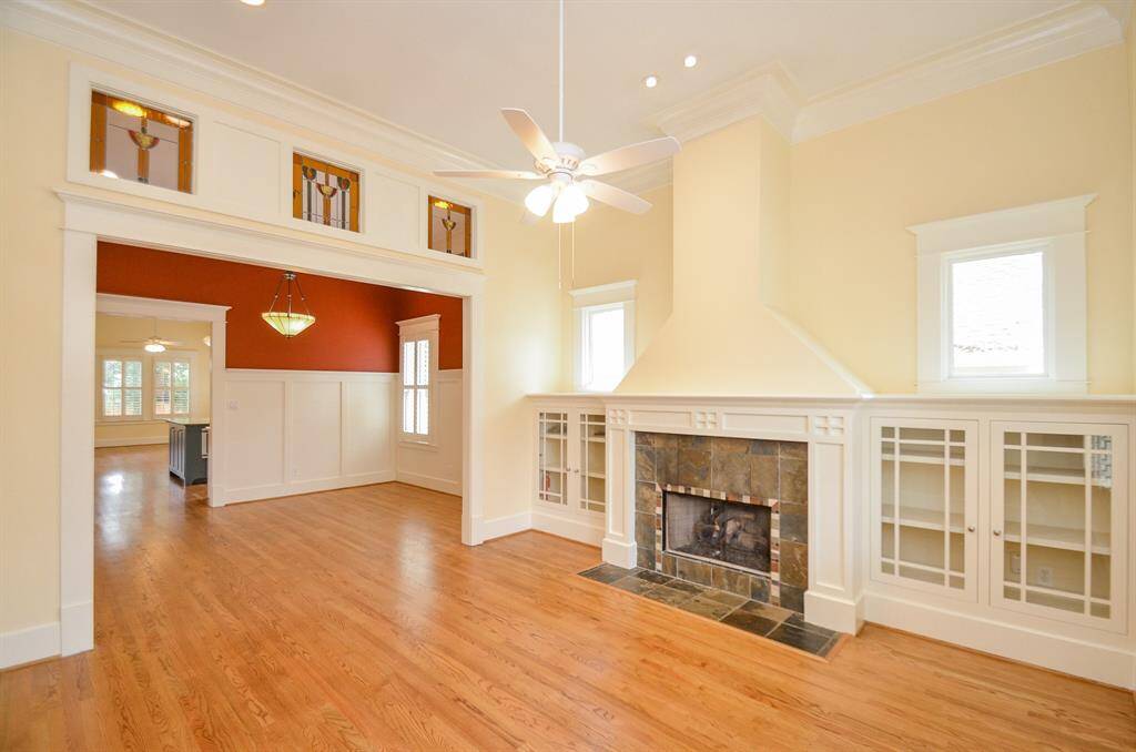 View from living room towards the formal dining room.