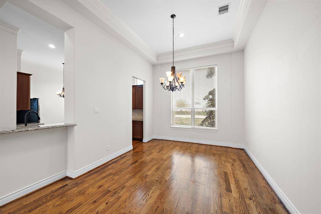 Another angle of the dining room
