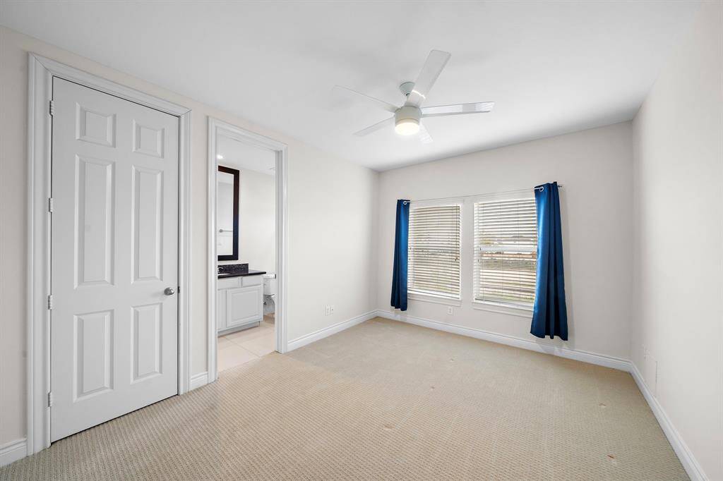 Spacious third bedroom with its own private bath—comfort and privacy combined!