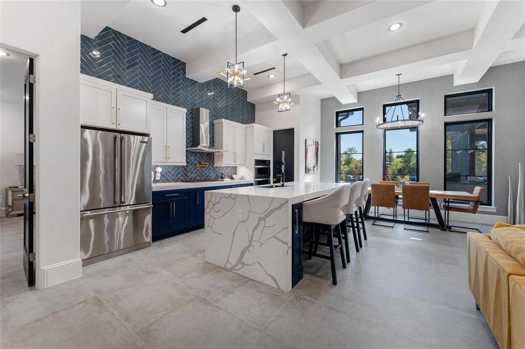 Model Home view of stunning kitchen