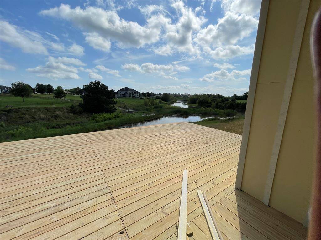 View of deck out of the primary bedroom!
