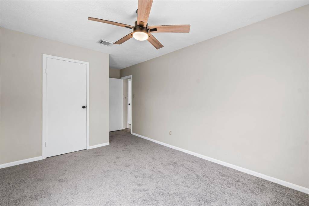 Large closets are found in each room.