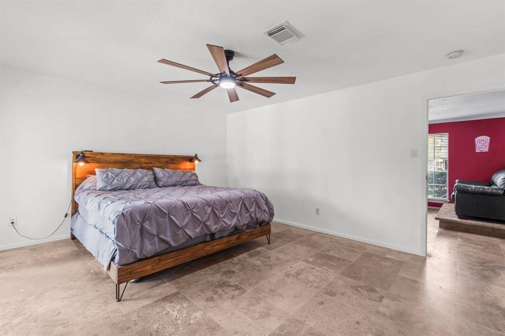 Enjoy the upgraded ceiling fan.