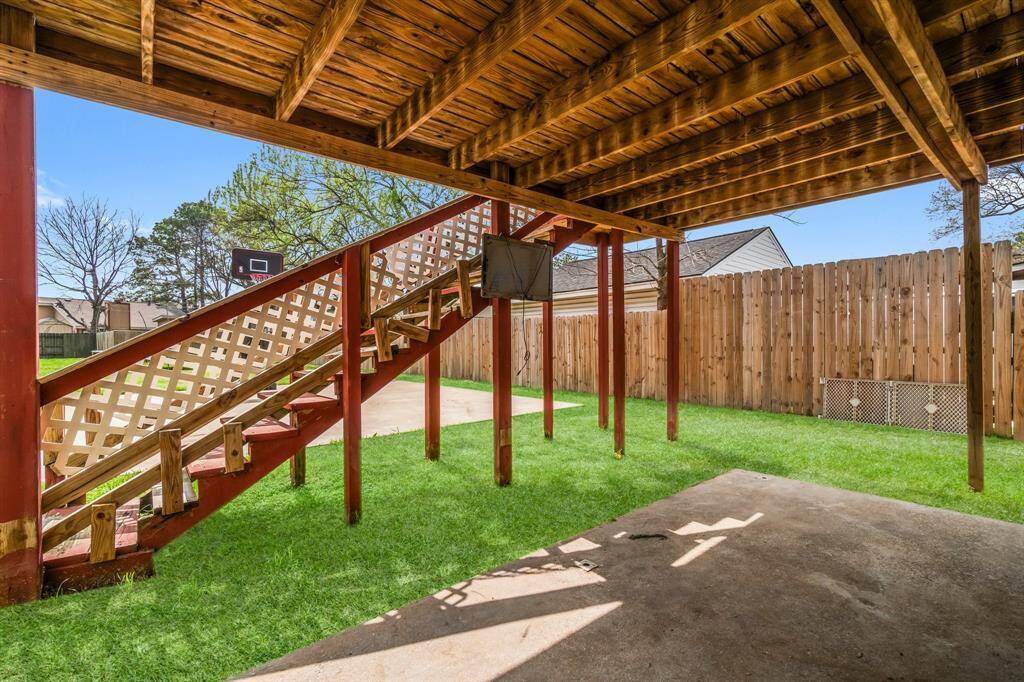 Another view of the covered patio.