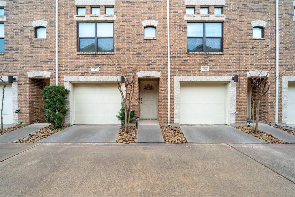 The home highlights tandem 2-car garages. Note the low-maintenance landscaping at the entryway, stone accents and convenient street access.