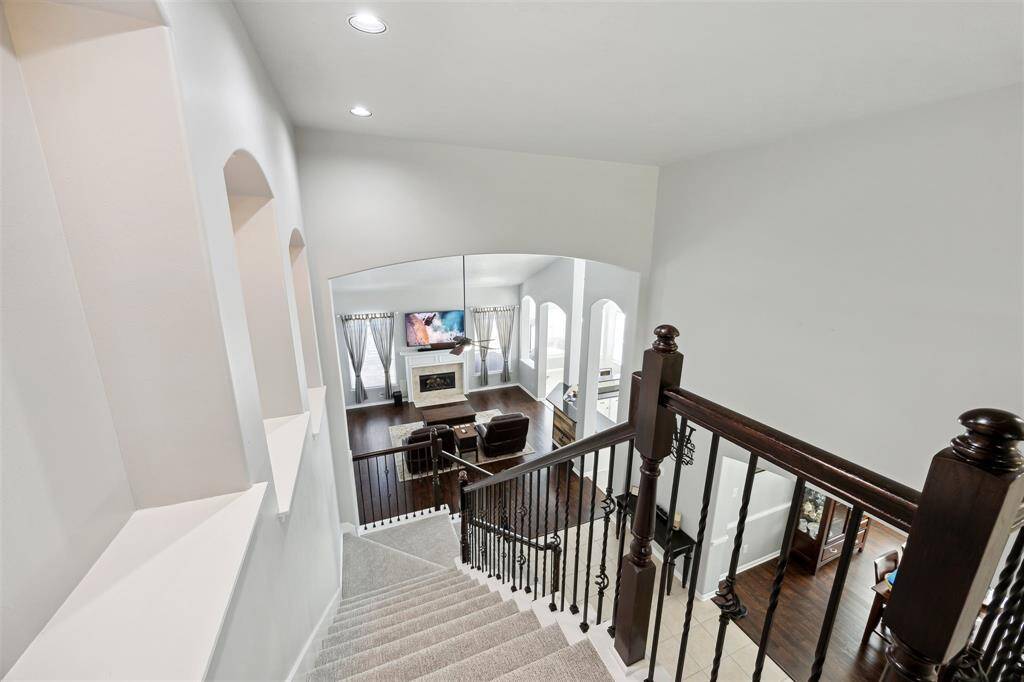 And a look back down towards the family room