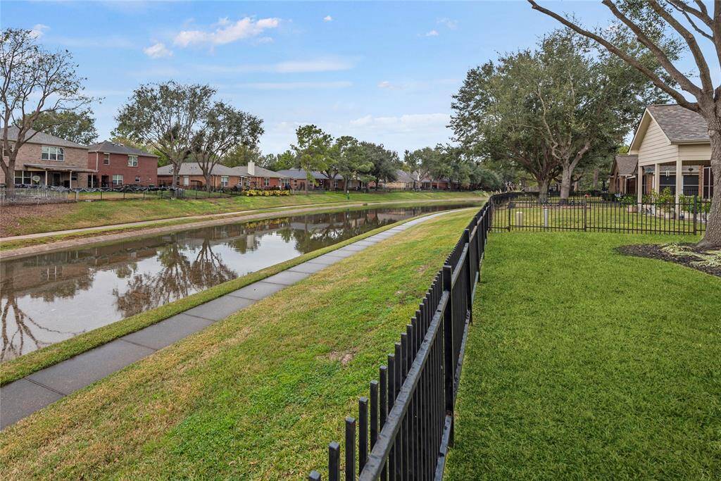Serene walking paths along the water.