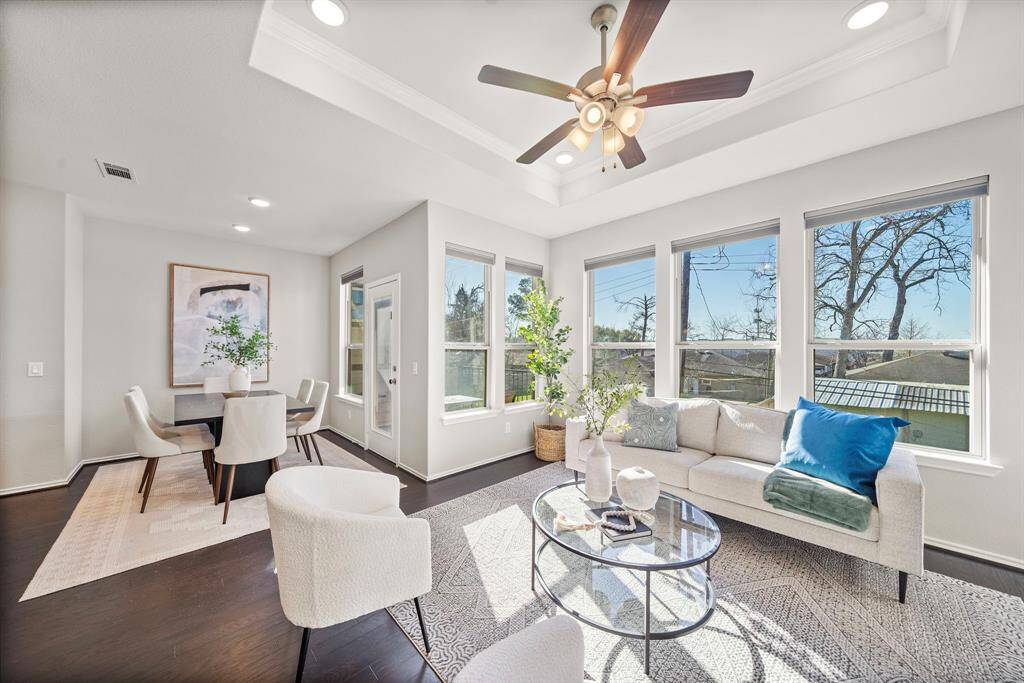 With ample windows, light floods the main floor!