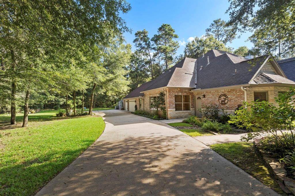 Mature landscaping all around property.