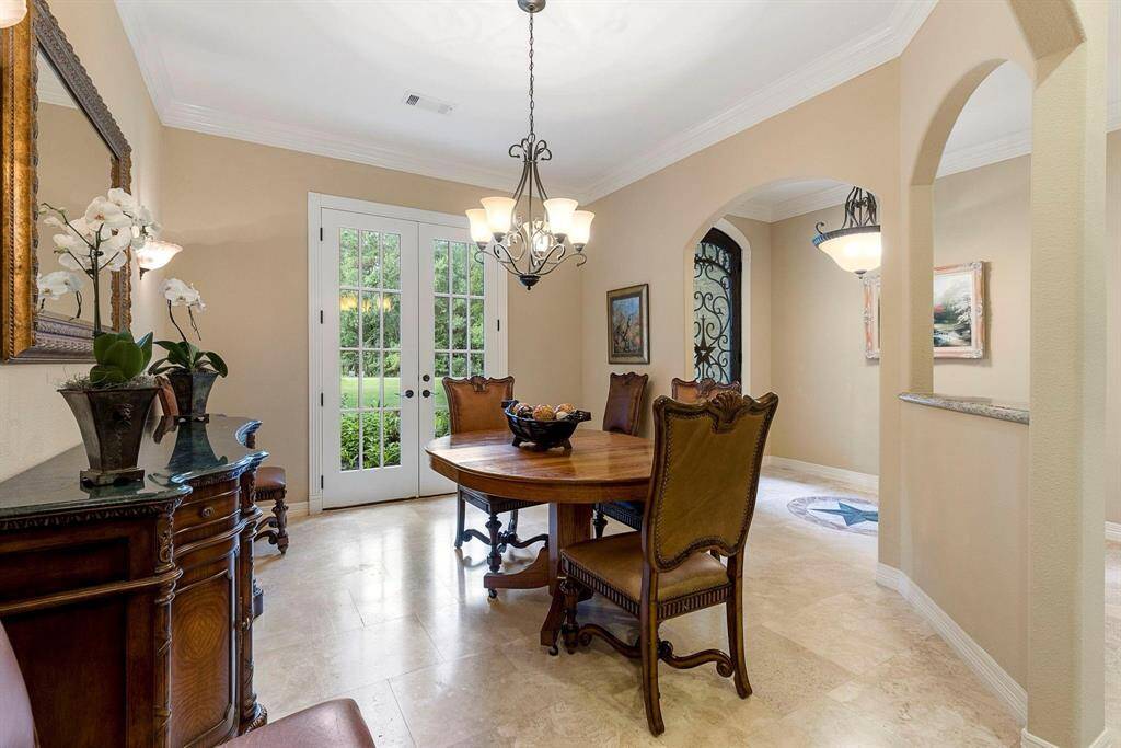 Formal dining room off of front entry.