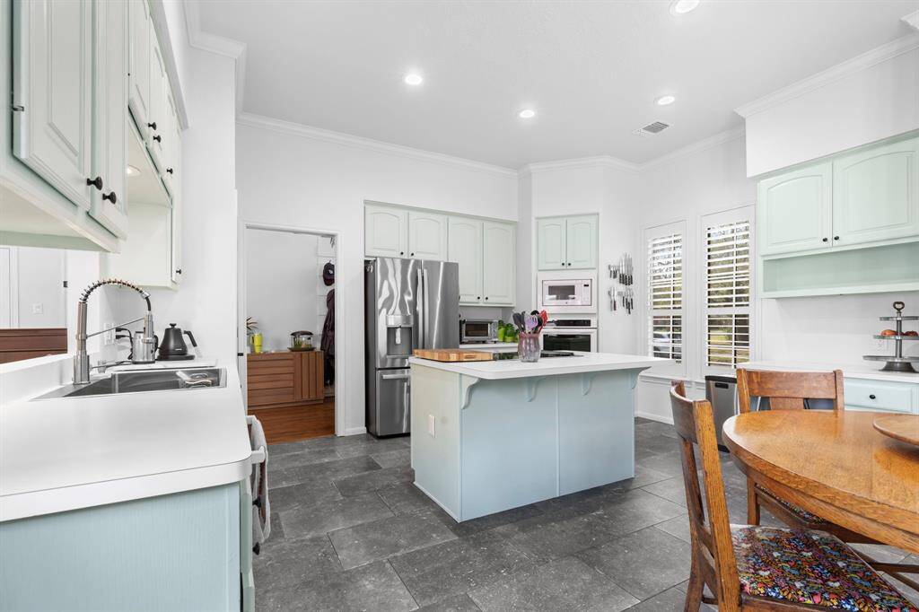 Plantation shutters throught out the kitchen!